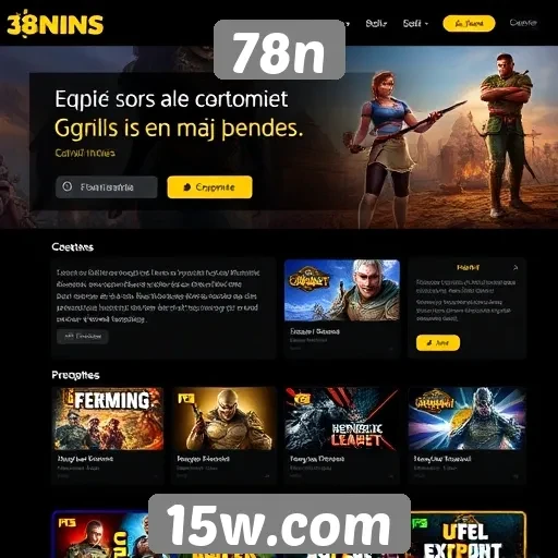 Jogadores elogiam a interface do site 78n
